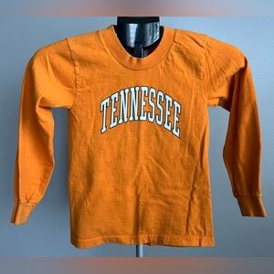 Tennessee Volunteers Orange Long Sleeve Cotton Shirt Kids Size Small (6-8)